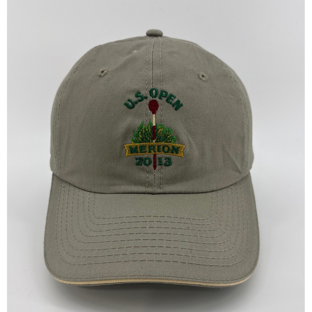 2013 US Open Merion Golf Club USGA 113th Championship USGA Member Khaki Cap Hat